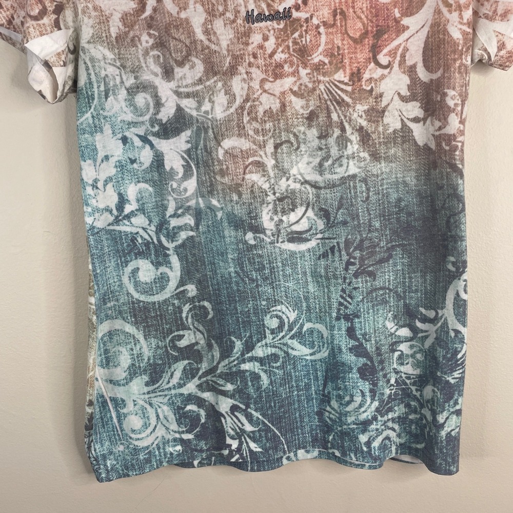 Vintage Harley Davidson Y2K Graphic Top Womens Medium Wings Logo Bedazzled Maui - Picture 16 of 16